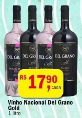 Ultrabox Vinho Nacional Del Grano Gold 1 litro oferta