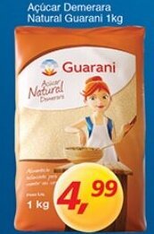 Supermercados Guanabara Acucar Demerara Natural Guarani 1kg oferta