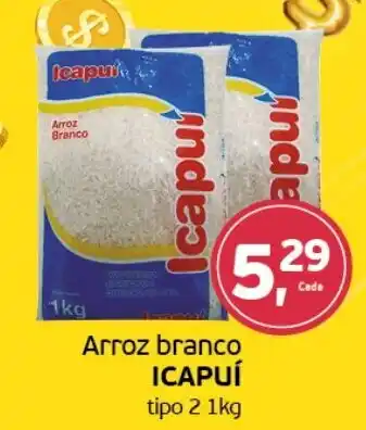 Cometa Supermercados Arroz branco ICAPUÍ tipo 2 1kg oferta