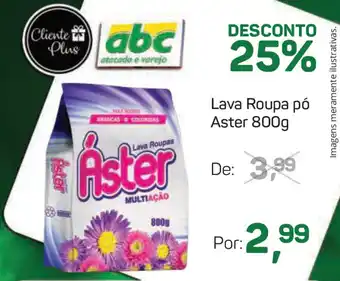 Lava Roupa pó Aster 800g