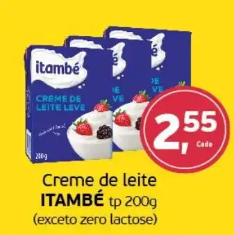 Cometa Supermercados Creme de Leite itambé tp 200g oferta