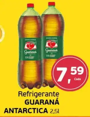 Cometa Supermercados Refrigerante GUARANÁ ANTARCTICA 2,5L oferta