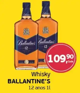 Cometa Supermercados Whisky BALLANTINE'S 12 anos 1L oferta