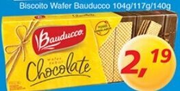 Supermercados Guanabara Biscoito Wafer Bauducco 104g 117g 140g oferta
