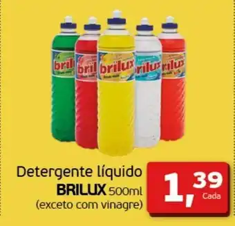 Cometa Supermercados Detergente líquido BRILUX 500ml (exceto com vinagre) oferta