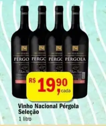 Ultrabox Vinho Nacional Pérgola Seleção 1 litro oferta