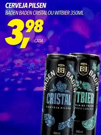 CERVEJA PILSEN BADEN BADEN CRISTAL OU WITBIER 350ML