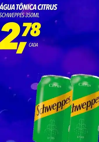 Frangolândia ÁGUA TÔNICA CITRUS SCHWEPPES 350ML oferta