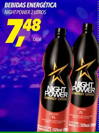 Frangolândia BEBIDAS ENERGÉTICA NIGHT POWER 2 LITROS oferta