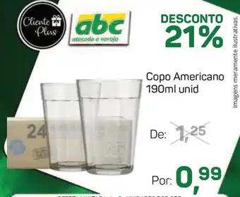 Copo Americano 190ml unid