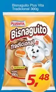 Supermercados Guanabara Bisnaguito Plus Vita Tradicional 300g oferta
