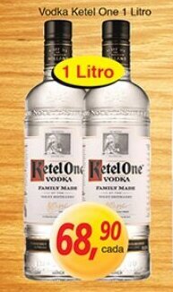 Supermercados Guanabara Vodka Ketel One 1L oferta