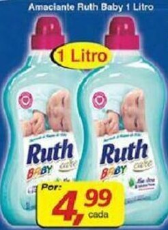 Supermercados Guanabara Amaciante Ruth Baby 1L oferta