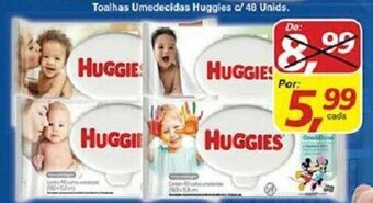 Supermercados Guanabara Toalhas Umedecidas Huggies c/48 unids. oferta