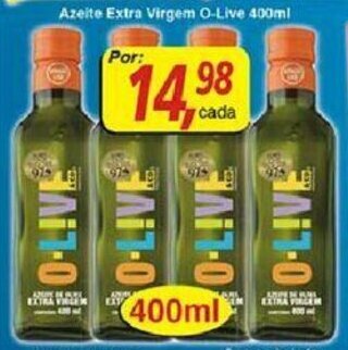 Supermercados Guanabara Azeite Extra Virgem O-live 400ml oferta