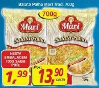 Supermercados Guanabara Batata Palha Mari Trad. 700g oferta