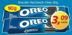 Supermercados Guanabara Biscoito Recheado Oreo 90g oferta
