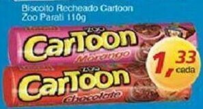 Biscoito Recheado Cartoon Zoo Parati 110g