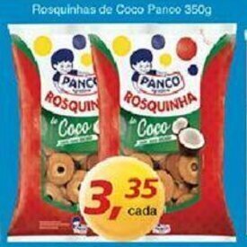 Supermercados Guanabara Rosquinhas de Coco Panco 350g oferta