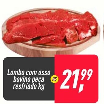 Frangolândia Lombo com osso bovino peca resfriado 1kg oferta