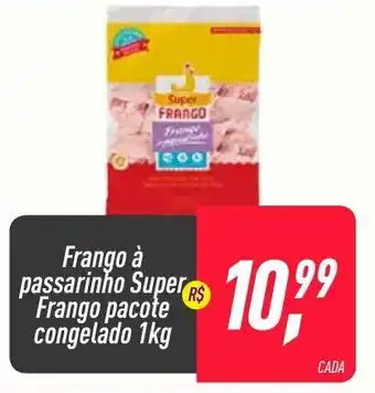 Frangolândia Frango a passarinho Super Frango pacote congelado 1kg oferta