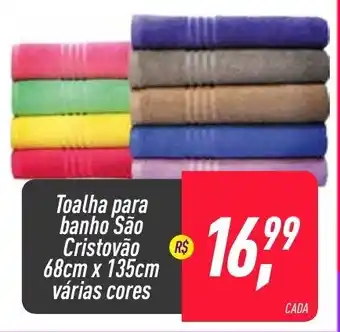 Frangolândia Toalha para banho Sao Cristovao 68cm x 135cm varias cores oferta
