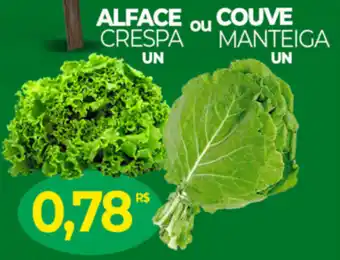 Alface Crespa Un. ou Couve Manteiga Un.