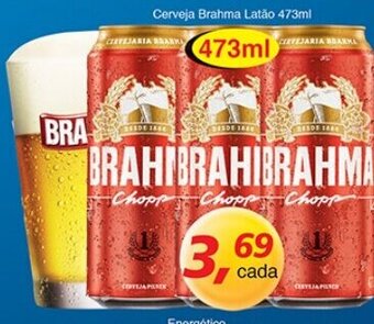Supermercados Guanabara Cerveja Brahma Latao 473ml oferta