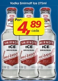 Supermercados Guanabara Vodka Smirnoff Ice 275ml oferta