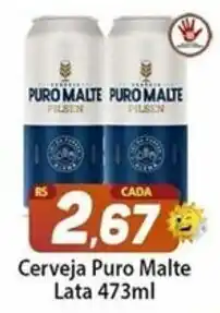 Rede Sol Cerveja Puro Malte Lata 473ml oferta