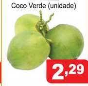 Calvo Atacadista Coco Verde Unidade oferta