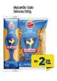 Delta Supermercados Macarrão Galo Sêmola 500g oferta