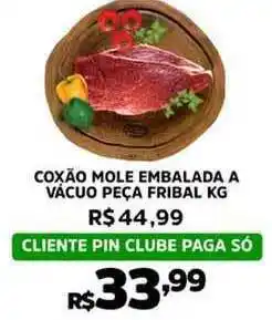 Coxão Mole Ambalada A Vácuo Peça Fribal 1kg