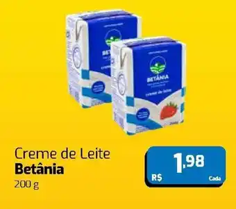 Novo Atacarejo Creme de Leite Betaania 200g oferta