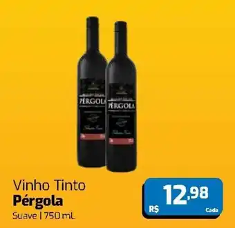 Novo Atacarejo Vinho Tinto Pergola 750ml oferta