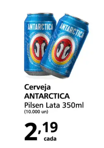 Cerveja Antarctica Pilsen lata 350ml