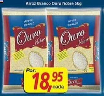 Supermercados Guanabara Arroz Branco Ouro Nobre 5kg oferta