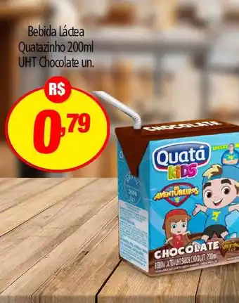 Bediba Láctea Quatazinho Uht Chocolate 200ml