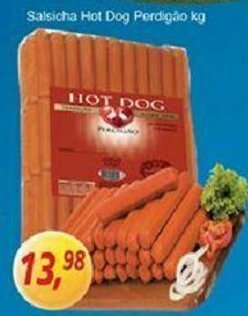 Supermercados Guanabara Salsicha Hot Dog Perdigao 1kg oferta