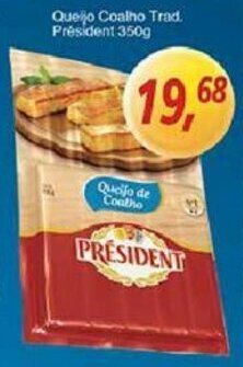 Supermercados Guanabara Quiejo Coalho Trad. President 350g oferta