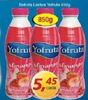 Supermercados Guanabara Bebida Lactea Yofruta 850g oferta