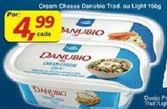 Supermercados Guanabara Cream Cheese Danubio Trad. Ou Light 150g oferta
