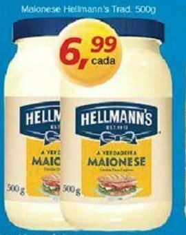 Supermercados Guanabara Maionese Hellmann's Trad 500g oferta