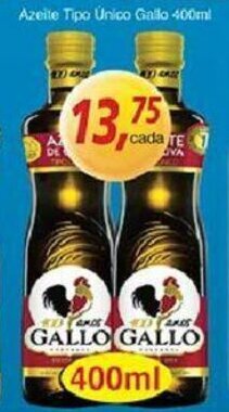 Supermercados Guanabara Azeite Tipo Unico Gallo 400ml oferta