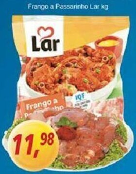 Supermercados Guanabara Frango a Passarinho Lar 1kg oferta