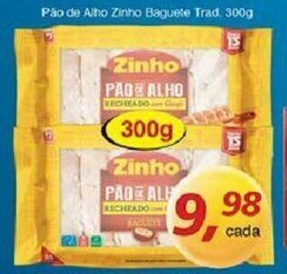 Supermercados Guanabara Pao de Alho Zinho Baguete Trad. 300g oferta