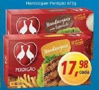Supermercados Guanabara Hamburguer Perdigao 672g oferta