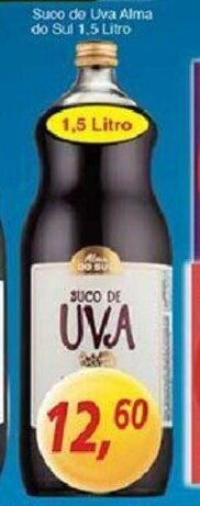 Supermercados Guanabara Suco de Uva Alma do Sul 1.5L oferta