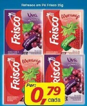 Supermercados Guanabara Refresco em po Frisco 25g oferta