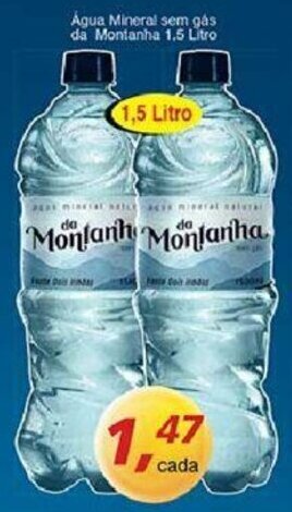 Supermercados Guanabara Agua Mineral Sem Gas da Mortanha 1.5L oferta